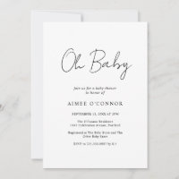 Modern babyvisningsprogram för Rustic Elegant
