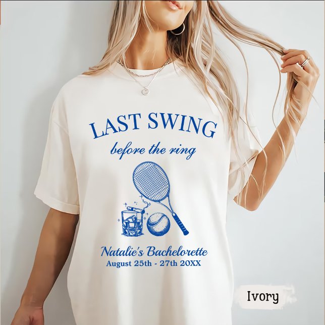 Modern Bach, sista gången före Ring tennis T Shirt (Skapare uppladdad)