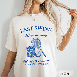 Modern Bach Sista Sväng Innan Ring Tennis T Shirt
