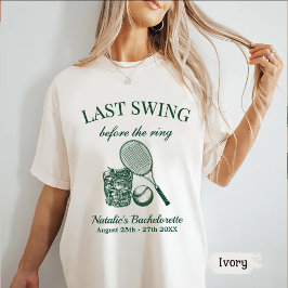 Modern Bach Sista Sväng Innan Ringens Tennis T Shirt