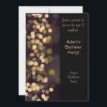 MODERN BACHELOR PARTY INBJUDAN NEW BLACK GULD<br><div class="desc">ENKEL OCH MASCULINE BACHELOR PARTY-ANBUD,  svart och guld ny design</div>