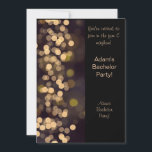 MODERN BACHELOR PARTY INBJUDAN NEW BLACK GULD<br><div class="desc">ENKEL OCH MASCULINE BACHELOR PARTY-ANBUD,  svart och guld ny design</div>