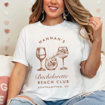 Modern Bachelorette Retro Minimalist Bridesmaid