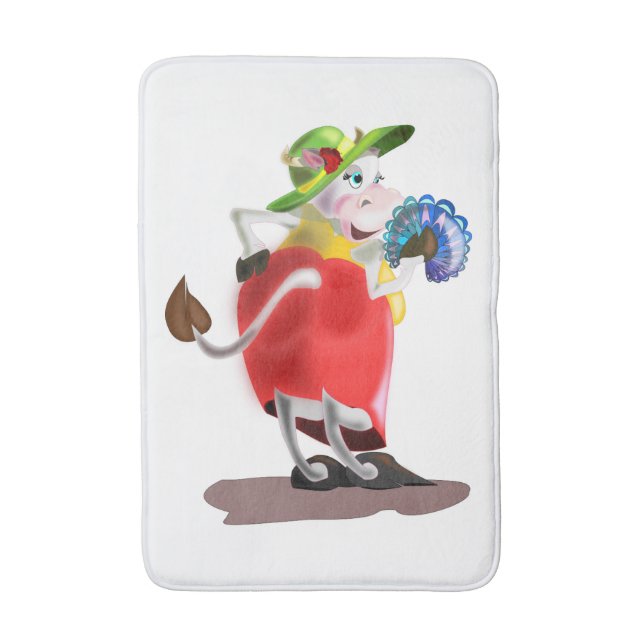 Modern badplatsmat - Färg - text Badrumsmatta (Framsidan (Vertikal))