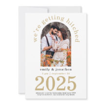 Modern Båg Bröllop Foto Guld