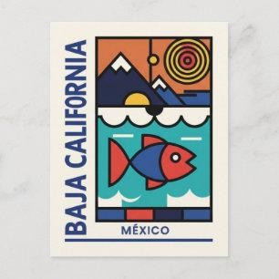 Modern Baja California Vykort