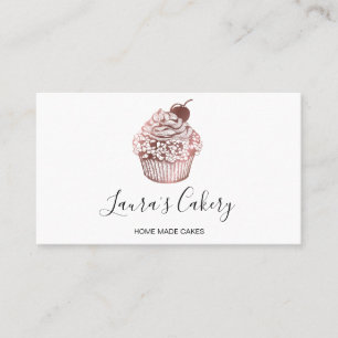Modern bakerikaka Chef Catering Sweets Pastry Visitkort