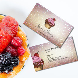 Modern bakerikaka Chef Catering Sweets Pastry Visitkort