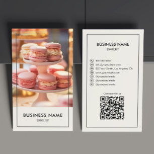 Modern bakery Cake Shop Skapar din egen Visitkort