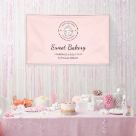 Modern Bakery Custom Logo Pink