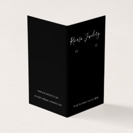 Modern bakgrund för svartvitt visitkort