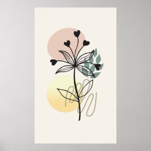 Modern bakgrundsdesign poster