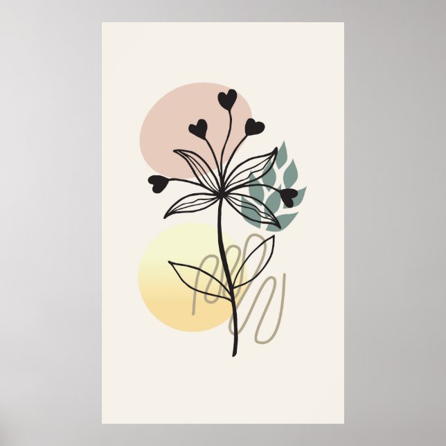 Modern bakgrundsdesign poster (Framsidan)