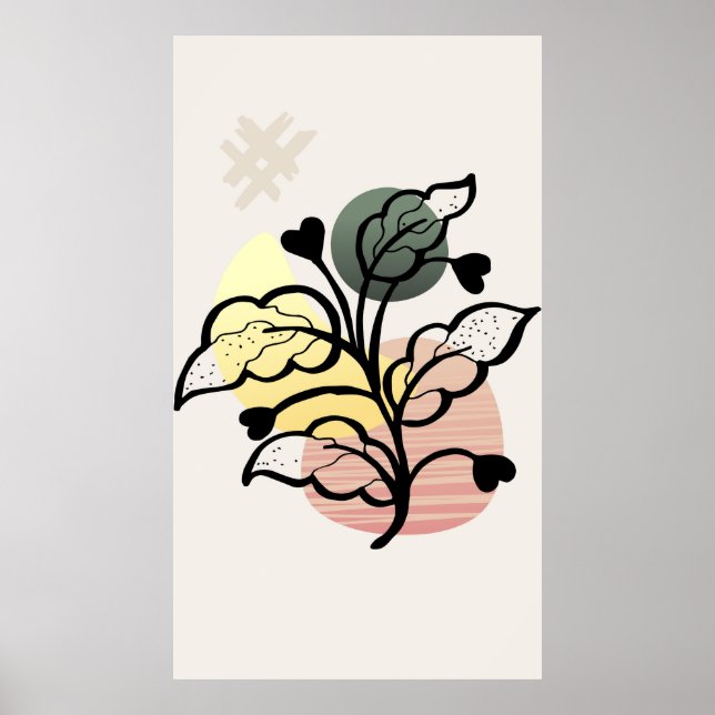 Modern bakgrundsdesign  poster (Framsidan)