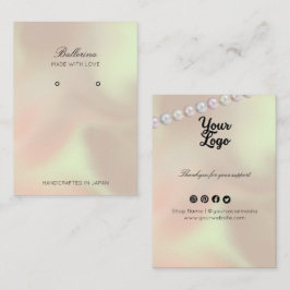 Modern bakgrundsinformation visitkort