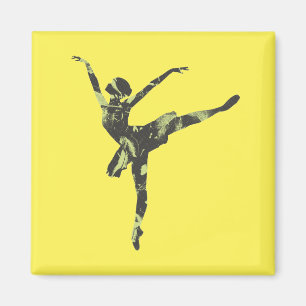 Modern balettdansare, modern dans magnet
