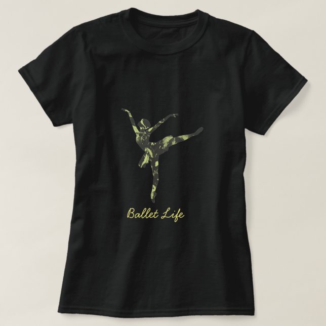 Modern balettdansare, modern dans t shirt (Design framsida)