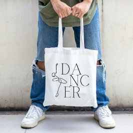 Modern Ballet Dancer Black White Tygkasse