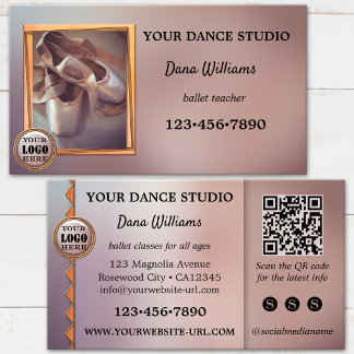 Modern Ballettdansstudio Visitkort