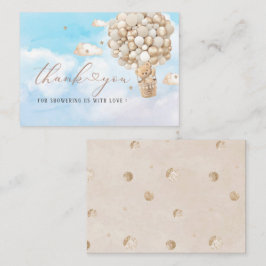 Modern Ballon Watercolor-platta anteckningskort fö