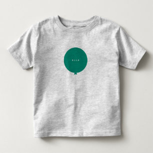 Modern ballong   Grönt Scandinavian Unisex Namn T Shirt