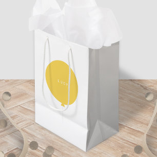 Modern ballong Gult Nyfödd bebis Shower Birth Na