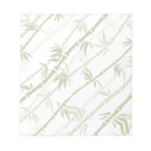 Modern Bamboo Träd Anteckningsblock