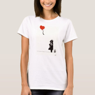 Modern Bansky Girl Tee Shirt