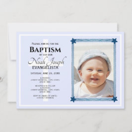 Modern BAPTISM-händelsemeddelande Inbjudningar