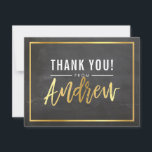 MODERN BAR MITZVAH tack dig guld namn ANDREW grå Kort<br><div class="desc">av kat massard >>> kat@simplysweetPAPERIE.com <<<</div>