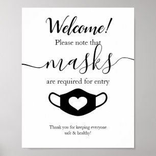 Modern Bära för företagssäkerhet Skriptet för Ansi Poster