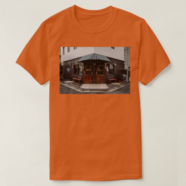 Modern Barber Shop i Harajuku T Shirt (Design framsida)