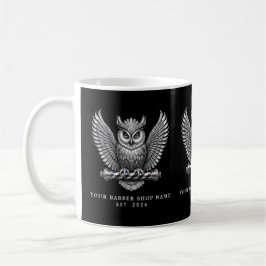 Modern Barberare Silver Owl Kampanj Varumärke Kaffemugg