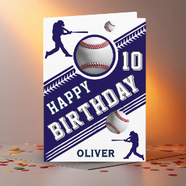 Modern Baseball Boll Player Thédold Birthday Kort