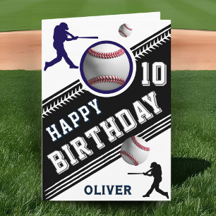 Modern Baseball Boll Player Thédold Birthday Kort