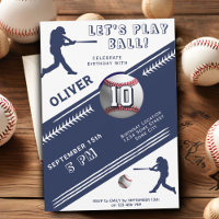 Modern Baseball Bollspelare Tematisk Födelsedag