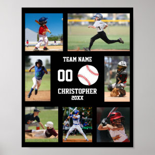 Modern Baseball Kids Fotokollage Poster