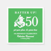 Modern Baseball Player Men's 50th Birthday