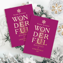 Modern Basic-Helgdag Jul Red