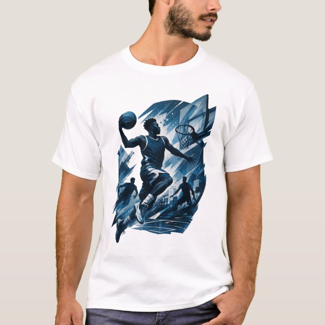 Modern Basket | Atletisk Street Style T-shirt  (Framsida)