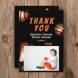 Modern Basketball Photo - tack för ditt coachnings