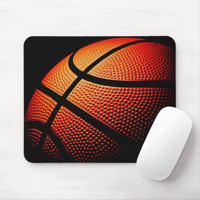 Modern basketsport Boll Skin Struktur Mönster Musmatta (Med mus)