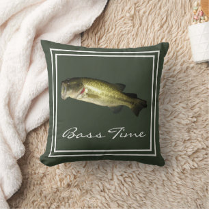 Modern Bass Fishing Hobby Kudde