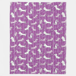 Modern Bassets Fleecefilt