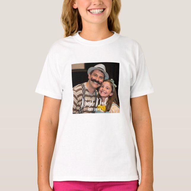 Modern bästa anpassningsbar i pappa t shirt (Framsida)