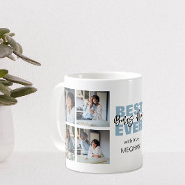 Modern Bästa Bonusmamma Någonsin | Fotokollage Kaffemugg