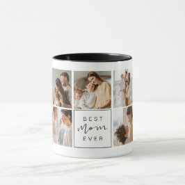 Modern bästa fotokaffe i Mamma någonsin Anpassning Mugg
