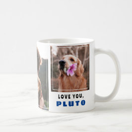 Modern bästa fotopassage för Pappa Doggie Namn 2 i Kaffemugg