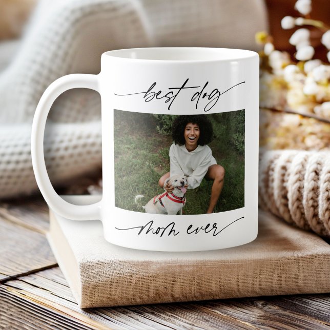 Modern bästa Hund-handskript för foto, Mamma någon Kaffemugg (Skapare uppladdad)