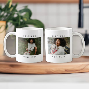 Modern, bästa Hund Mamma någonsin, foto Kaffemugg